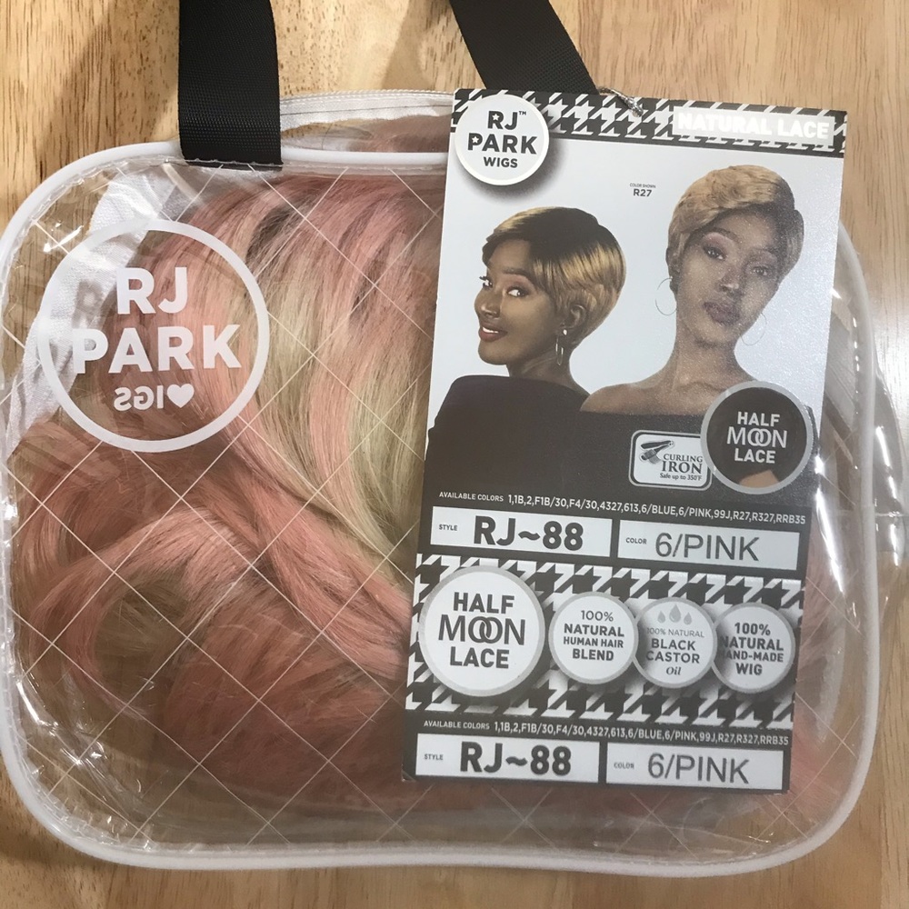 Natural Lace Wig- Pink